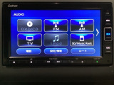 ナビゲーションはフルセグTV、インターナビ対応のGathers純正メモリーナビを搭載しています。Bluetoothオーディオ機能がありますので、スマートフォンなどの音楽も再生できます。