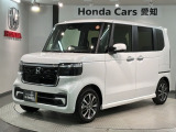 全国納車可 第三者機関証明書付 H SENSING 新車保証 試乗車 ワンオ-ナ- ナビLXU-242NBi TV Rカメラ CD録音 BTオ-ディオ装備のN-BOXカスタム ベースグレード入庫!