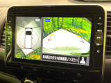 【アラウンドビューモニター】専用のカメラにより、上から見下ろしたような視点で360度クルマの周囲を確認することができます☆死角部分も確認しやすく、狭い場所での切り返しや駐車もスムーズに行えます。