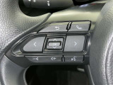 ステアリングスイッチ装備!運転しながら手元でオーディオの操作などができます。