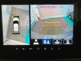 【全方位モニター】 4つのカメラで映像を映し出します。発進時、後退時も周囲の安全を確認し、サポートします^^