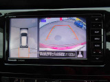 見下ろしているかのような映像で、駐車もスムーズにできる。アラウンドビューモニター