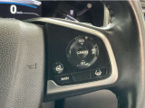 Hondaセンシングの機能のひとつ、アダプティブクルーズコントロール付!アクセルから足を離しても設定したスピードと前車との車間を保ち走行してくれます!車線維持もアシスト☆高速道路で疲労軽減ですね☆