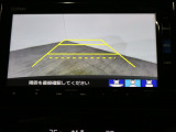 リアカメラ付きで後退時も安心です。