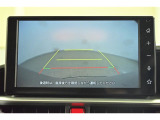バック駐車が苦手な方の強い味方です。後方の状況が一目で分かりますので安心ですね。