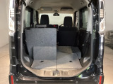 左右分離ですので、いろいろな形の荷物が積めます。