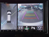上からの視点で狭い駐車場への駐車などに役立つアラウンドビューモニターです♪
