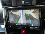 ☆両サイドビューです!左右両サイドに設置されたカメラからの映像を表示し、車両側方の安全確認や狭い小路での接触回避などの操作を補助するモードです。