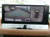 アラウンドビュ-モニタ-装備。上から見下ろしているような映像が表示されるので、車庫入れ時も安心です!