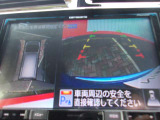 アラウンドビューモニターも投影できます。