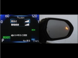 隣車線を走る車両をレーダーで検知し、ドアミラーでは確認しにくい後側方エリアに存在する車両に加え、急接近してくる車両も検知します。車両を検知するとドアミラーに搭載されたLEDインジケーターが点灯します。
