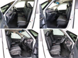運転席・助手席はキャプテンシート。アームレストも標準装備。運転席には、シートの高さを調整出来るシートアジャスターも装備されています。