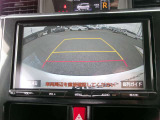 駐車に便利なバックモニター搭載車です。後方の映像が見えるのでバックも安心です。