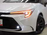 LEDヘッドライトです。デザイン性がよくとても明るいので、夜間の走行や悪天候でも安心です。しかも長寿命!