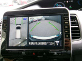 アラウンドビューモニター。クルマを上空から見下ろしているかのような映像で、駐車の際、周囲の安全を確認できます!