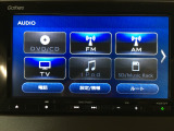 フルセグテレビ搭載。DVD・CD再生にも対応しています。