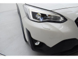 消費電力の少ないLEDヘッドランプを採用しています。フォグランプもLED仕様になっています。