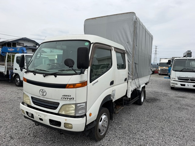 ダイナ 4.6 ダブルキャブ ハイルーフ 高床 ディーゼル 4WD 