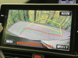 【バックカメラ】駐車時に後方がリアルタイム映像で確認できます。大型商業施設や立体駐車場での駐車時や、夜間のバック時に大活躍!運転スキルに関わらず、今や必須となった装備のひとつです!