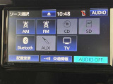 ブルートゥースに接続することにより、スマホに入ったお気に入りの音楽を車内で楽しむことができます♪あると本当に便利な機能になっています!