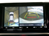 パノラミックビューモニター付きです。全方向の確認ができて安心です。