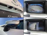サイド&バックカメラを搭載。車両左側の見にくいところはもちろんのこと、バック時にも映像を出すことができますので狭い駐車場やすれ違い等でも安心してバックができます。