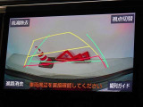 バックガイドモニターを装備しています、車庫入れもラクラクです。