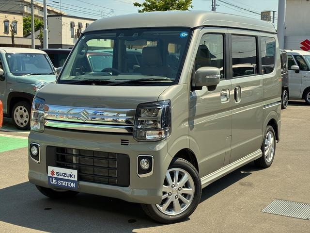 エブリイワゴン PZターボ 4WD バックカメラ付オーディオ