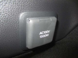 非常時やキャンプなどに役立つAC100Vコンセント装備しています♪