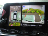 アラウンドビューモニター:空から見下ろしているような視点でスムーズな駐車と安全確認ができ安心して運転出来ます。