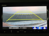 バックモニターで後方確認ができます。