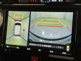 パノラミックビューモニターを装備。駐車場や交差点でクルマを真上から見るように周囲を確認できます。機能の詳細は販売店スタッフまでおたずねください。