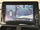 アラウンドビューモニターです!上空から貴方のお車をモニタニングしている様に車両の周りの安全確認が出来ます!