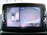 アラウンドビューモニター!空から見下ろしているかのような映像を映し出します。駐車時には安心ですよね♪