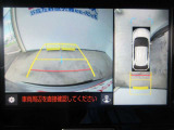 車両を上から見たような映像をディスプレイオーディオ画面に表示するパノラミックビューモニター