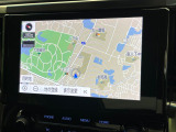 【9型ナビ機能付きディスプレイオーディオ】ナビ機能搭載の他、お持ちのスマートフォンと連携して、ナビやbluetoothでの音楽再生が可能です♪デザインはもちろん操作性も良好!