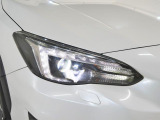 明るいLEDヘッドライト!夜間の視界を確保!ライト点灯の立ち上がりが早く広角に前方を照らします!