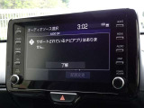 ディスプレイオーディオを装備しています。スマホと連動させると音楽やアプリを楽しむことができます。