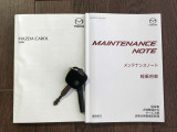 取扱書&整備手帳揃っております☆遠くからドアの開錠施錠が出来る便利なキーレスを装備しています。