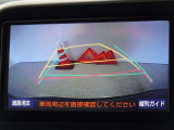 バックガイドモニターを装備しています、車庫入れもラクラクです。