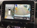 アラウンドビューモニターです!上空から貴方のお車をモニタニングしている様に車両の周りの安全確認が出来ます!