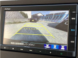 バックカメラ♪運転席から死角となりやすい部分も見えやすく車庫入れの苦手な方にも楽に駐車できます☆