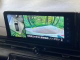 【アラウンドビューモニター】専用のカメラにより、上から見下ろしたような視点で360度クルマの周囲を確認することができます☆死角部分も確認しやすく、狭い場所での切り返しや駐車もスムーズに行えます。