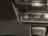 AC100Vもばっちりついております!何かあってもプリウスから電気が取れますよー!( &acute;&forall;`)bグッ!
