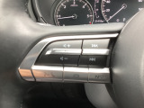 運転中でも操作ができるステアリングコントロールボタンも付いています。手元でオーディオ操作も安全でかつ楽々ですね!!