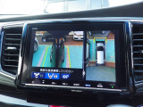 全方位カメラが付いておりますので、駐車もしっかりサポートします!
