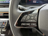 ハンドル左側のスイッチでオーディオの操作が可能なので、運転中でも楽に調整できます(^^♪