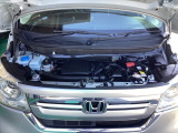 Hondaの技術が詰まったエンジンルーム♪エンジンルーム室内ともにルームクリーニング済みで清潔です!快適なドライブをお楽しみください。