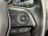前方の車との車間を設定し、スピードを上げたり緩めたりを自動で行ってくれる追尾式の「レーダークルーズ」。上級装備の一つです!高級車にしかつかない嬉しい機能です。