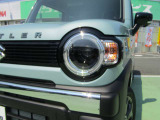 ヘッドライトはLEDランプです。LEDランプは従来のハロゲンランプと比べて、長寿命・省電力、そしてとても明るいのです!